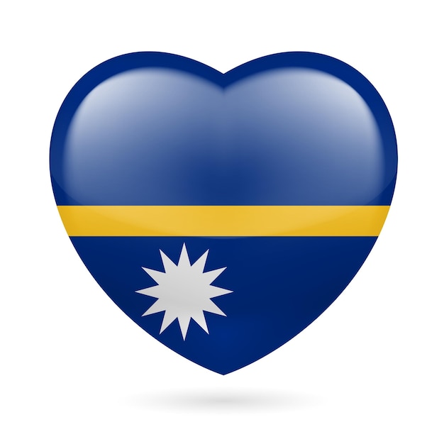 Icona del cuore di nauru