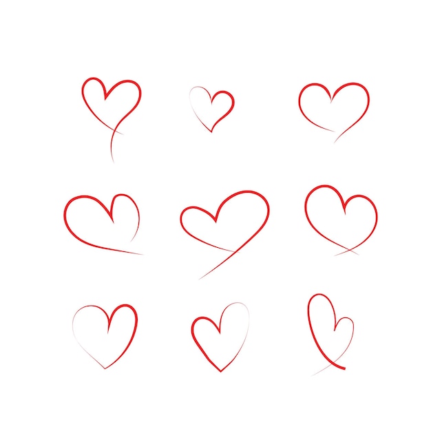 Heart icon for valentines day gratings