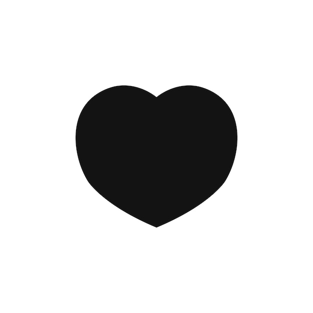 Vector heart icon valentines day symbol