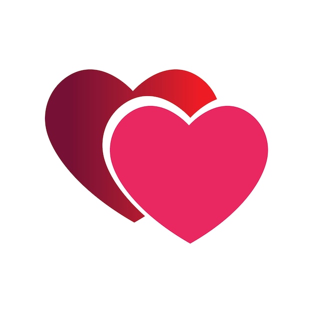 Heart Icon Vector Perfect Love symbol Valentine's Day sign