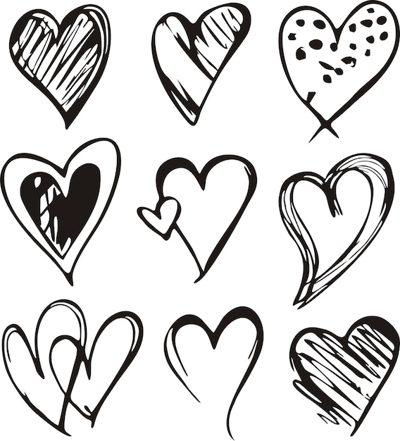 Heart Icons Set