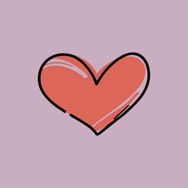 Heart Illustration Vector Icon