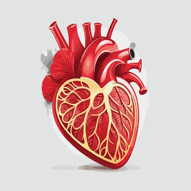 Vector heart illustration vector