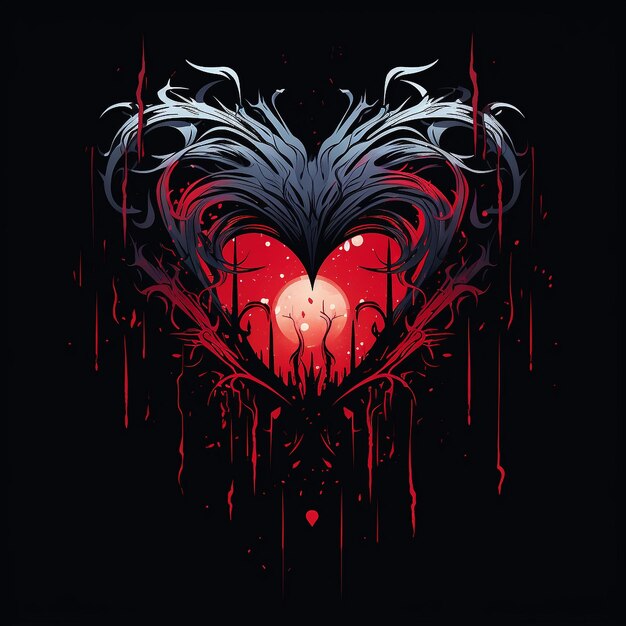 Vector heart illustration