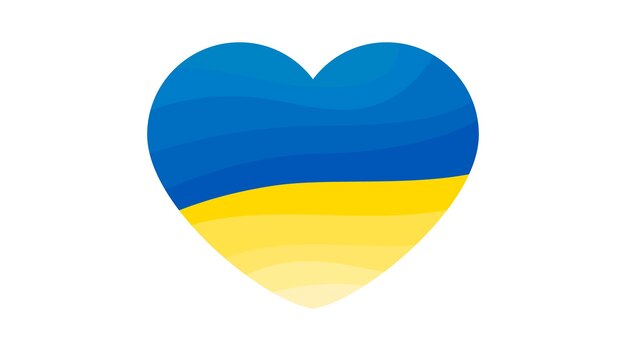 Сердце в украинских тонах