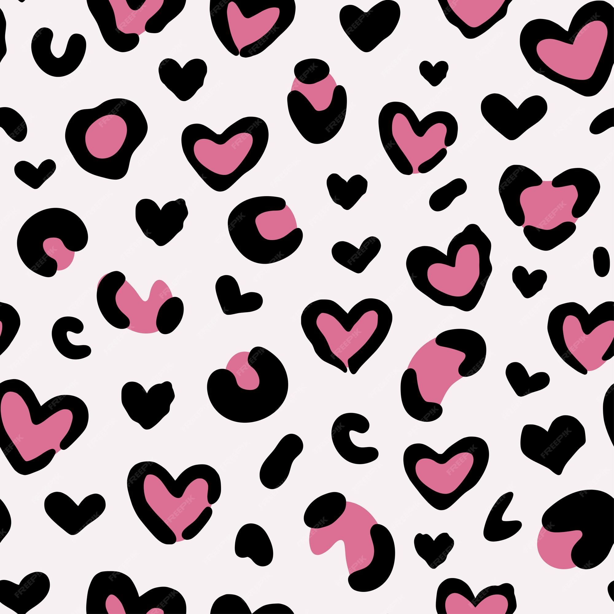 pink camo heart clipart black