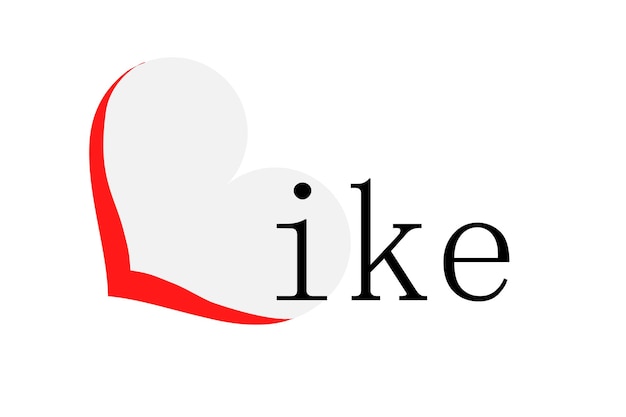 Heart and like vector icon