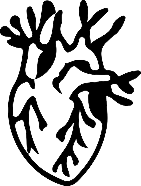 Heart Line Art Illustratie