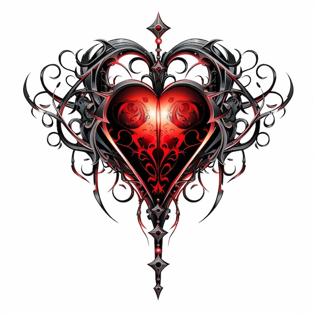 Vector heart logo design
