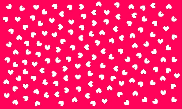 Vector heart love pattern background. vector illustration.