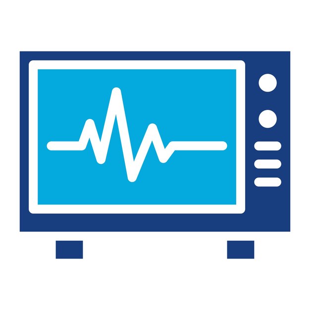 Vector heart monitor icon vector image can be used for nursing