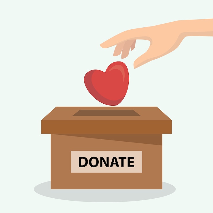 Vector heart  and organ donation concept, can be use for poster and background