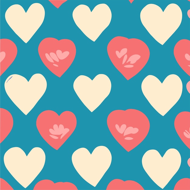 Heart patter wallpaper heart symbol vector