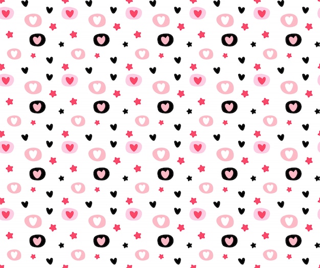 Heart pattern background