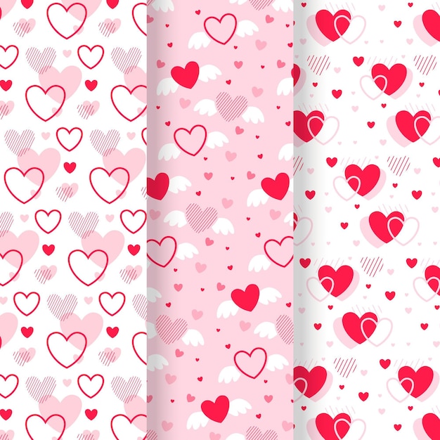 Heart pattern collection design