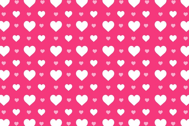 Heart pattern Valentines Day seamless pattern Valentines Day background