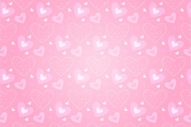 Heart pattern Valentines Day seamless pattern Valentines Day background