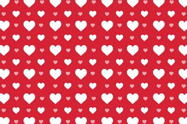 Heart pattern Valentines Day seamless pattern Valentines Day background