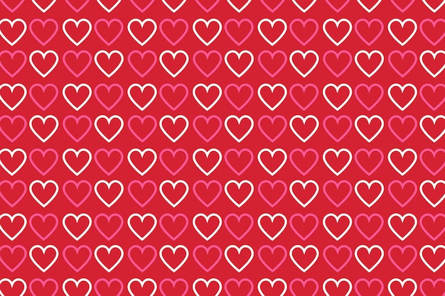 Heart pattern Valentines Day seamless pattern Valentines Day background