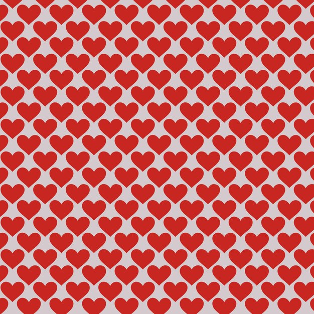 Vector heart pattern valentines day