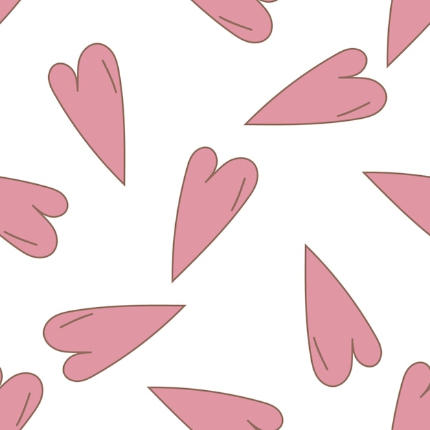 하트 핑크 사랑 관계 컬러 패턴 섬유