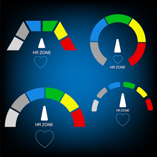 heart rate monitor AI hologram vector concept for future technology element background business