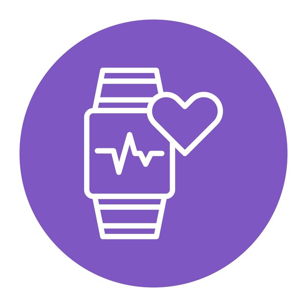 Heart Rate Sensor icon vector image Can be used for Sensors