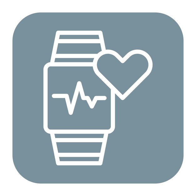 Heart Rate Sensor icon vector image Can be used for Sensors