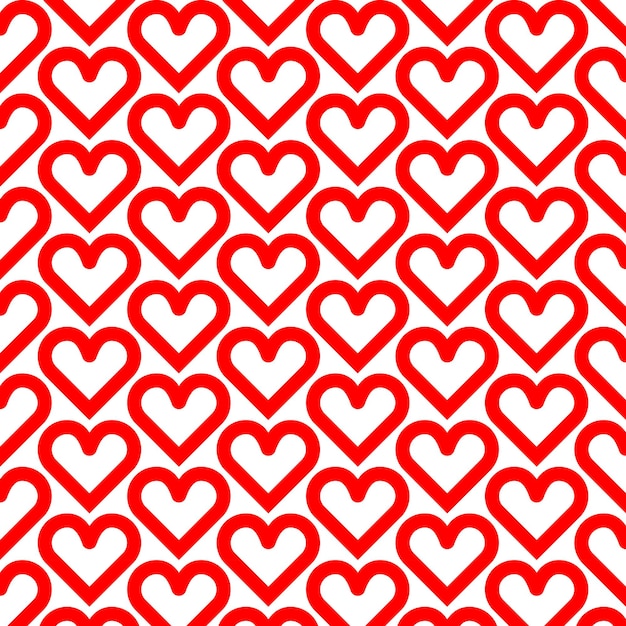 심장 원활한 패턴입니다.다채로운 마음입니다.선물 포장을 위한 포장 디자인입니다.