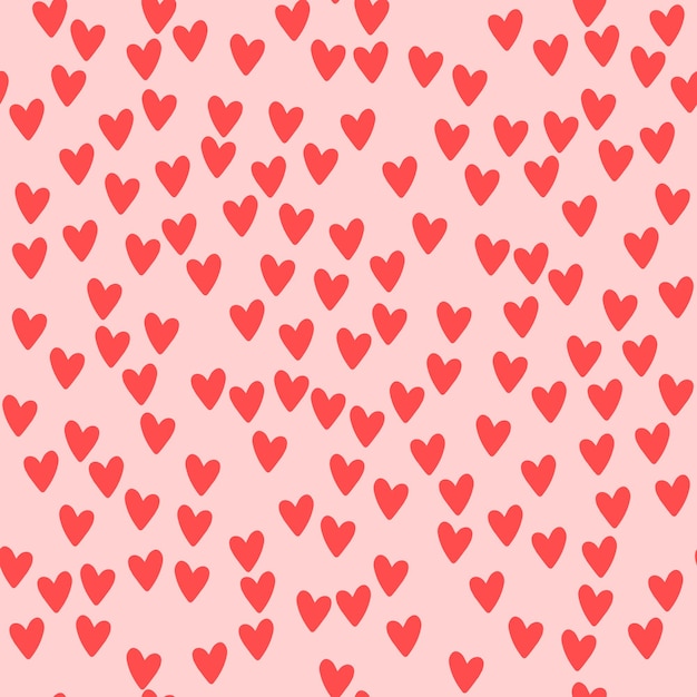 Heart seamless pattern Love concept