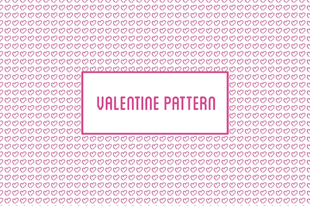 heart seamless pattern. St Valentine design of hearts hand drawn art icons.