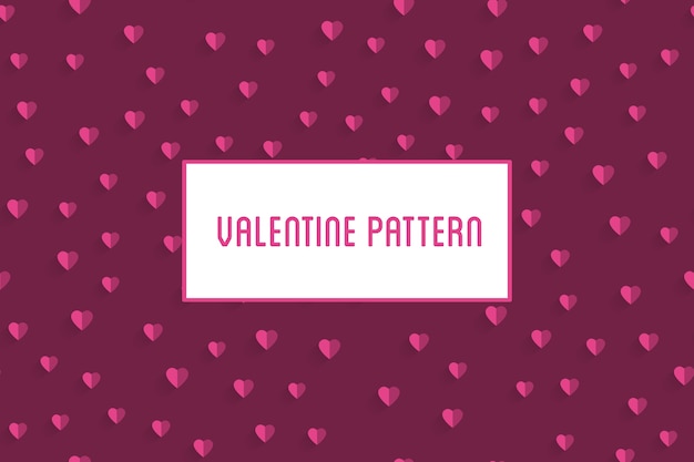 heart seamless pattern. St Valentine red background of hearts hand drawn art icons.