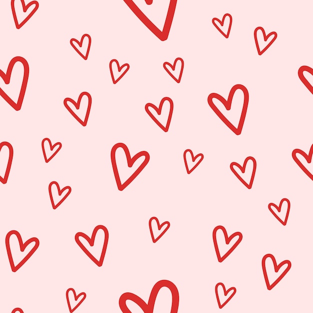 Heart seamless pattern