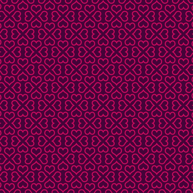 heart shape pattern design template