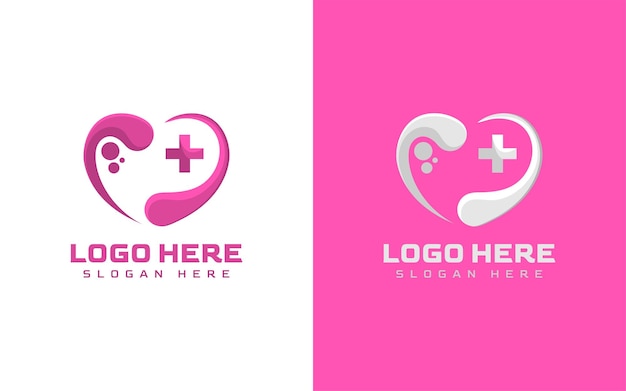 Сердце простой логотип для вашей компании