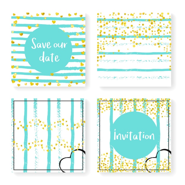 Vector heart sparkle stripe branding flyer nursery