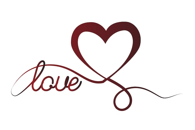 Premium Vector  Love heart logo and symbol vector