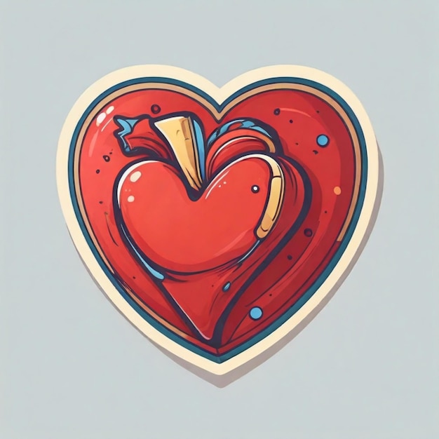 Heart vector background