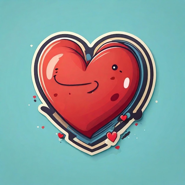 Heart vector background