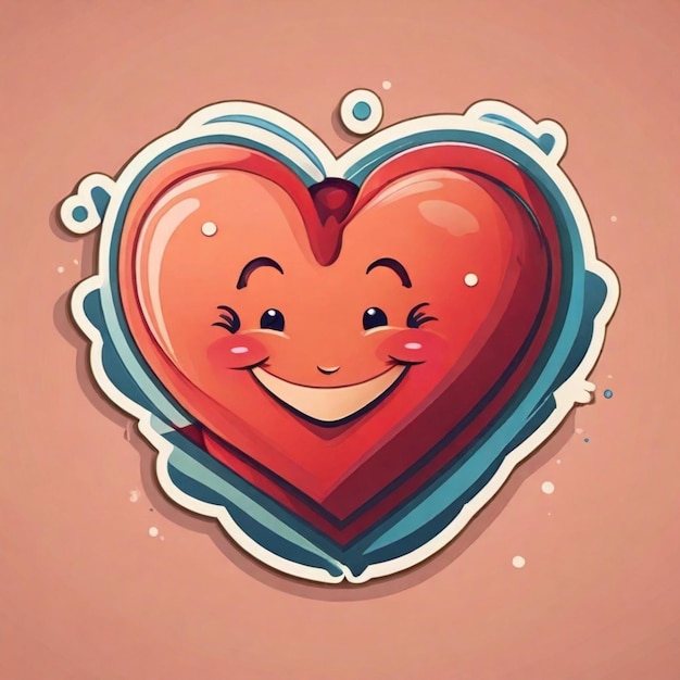 Heart vector background