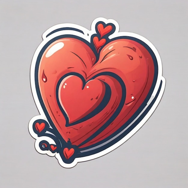 Heart vector background