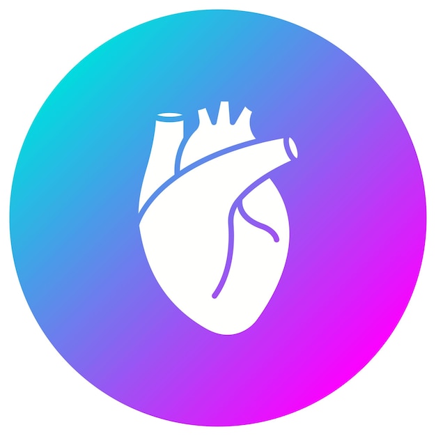 Vector heart vector icon can be used for medical iconset