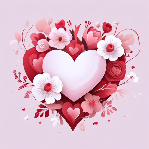 Heart vector illustration valentine day