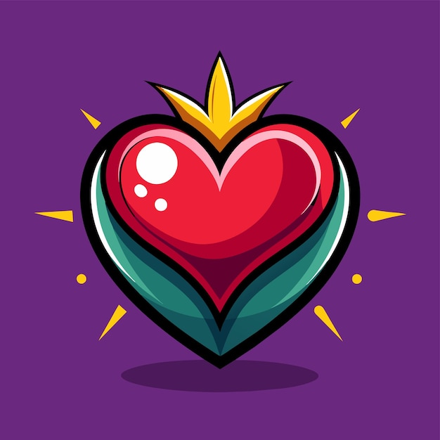 Vector heart vector illustration