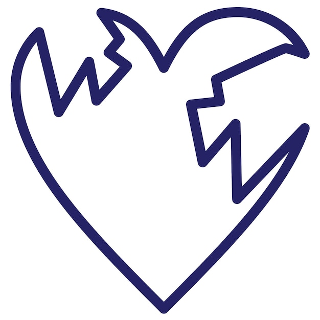 Vector heartbeak vector icon illustration of gym iconset