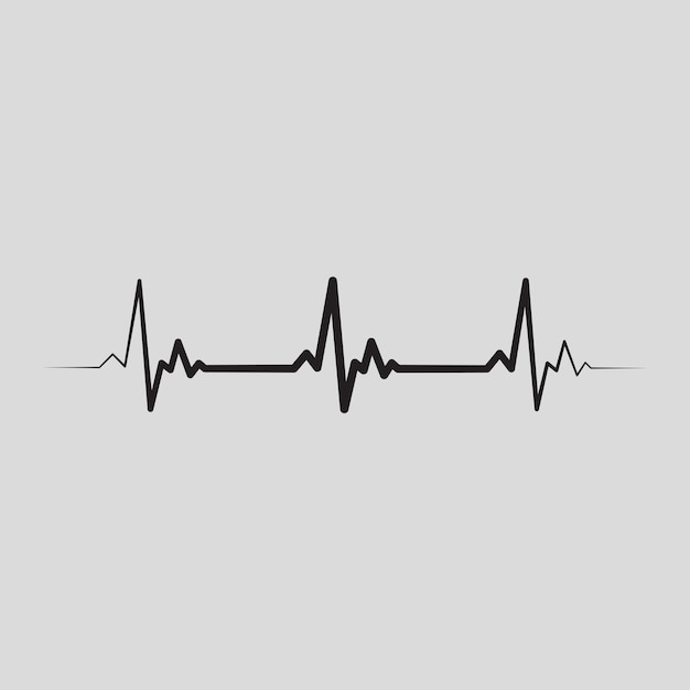 Heartbeat and ECG Line