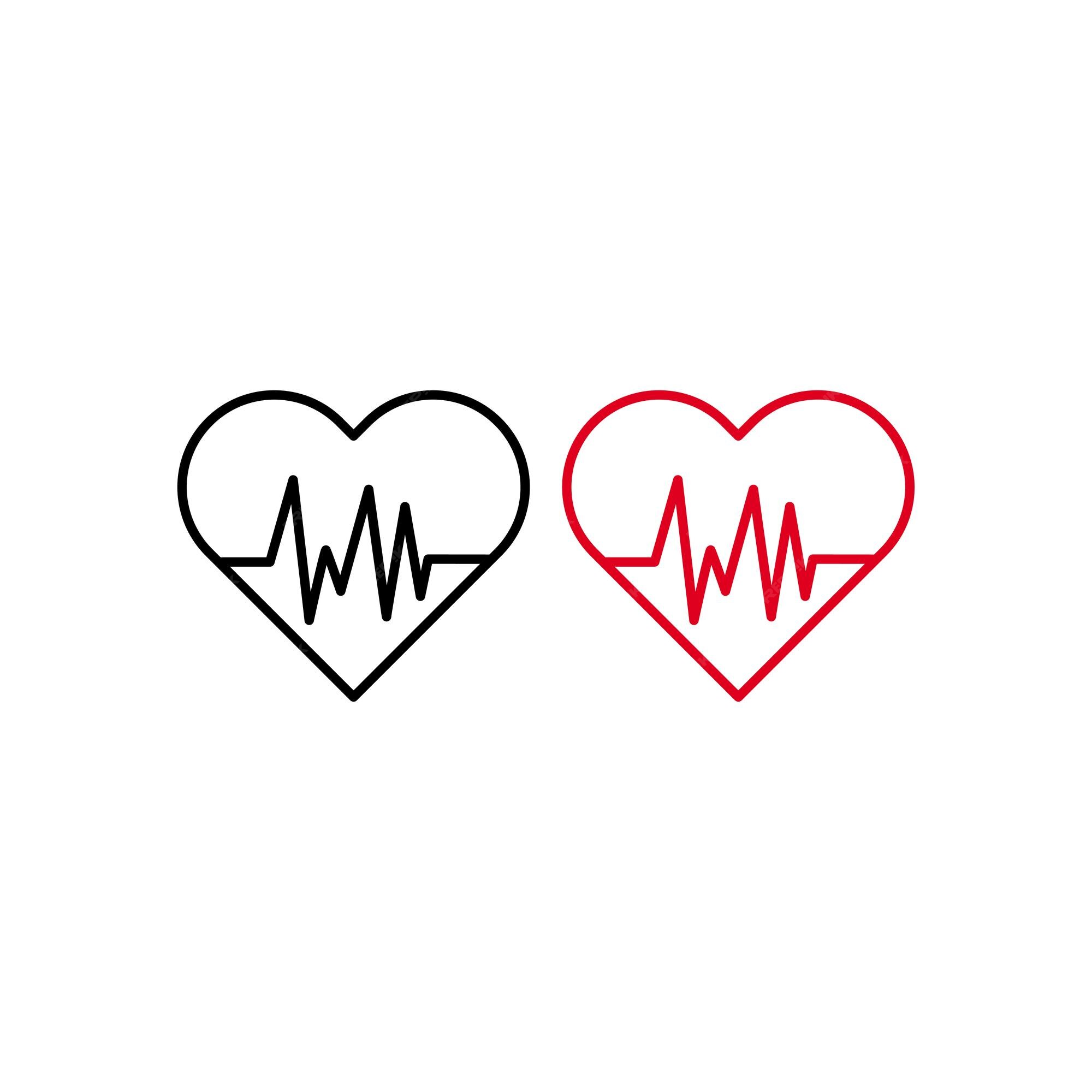 Heart Beat Pulse Icon Vector Illustration. Heart Beat Monitor Pulse Line  Art Vector Icon. Heartbeat Line Icon Vector Illustration. Stock Photo -  Image of diseases, love: 218054140