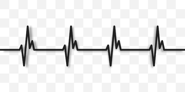 heart monitor line clipart