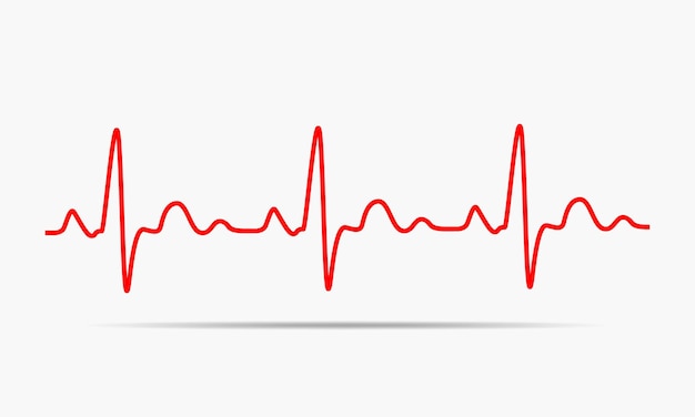 Heartbeat icon vector illustration