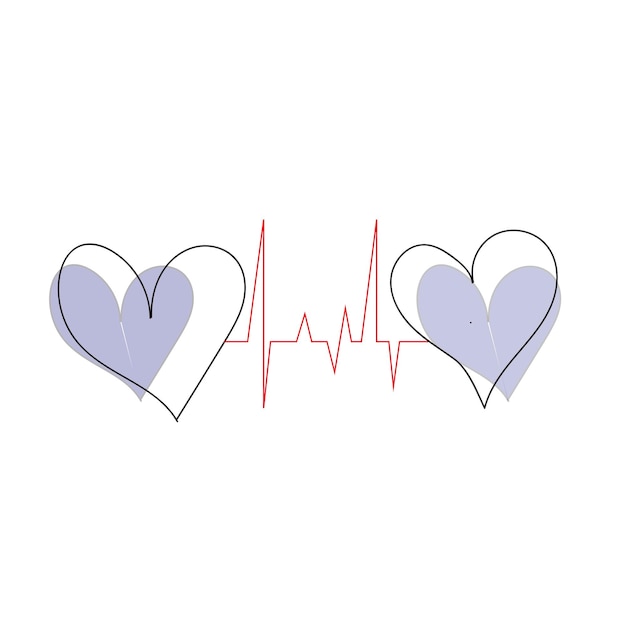 Heartstroke Icon Isolated On A Green Background With Heartbeat On It  Clipart Vector, Heart Rhythm, Heart Rhythm Clipart, Cartoon Heart Rhythm  PNG and Vector with Transparent Background for Free Download